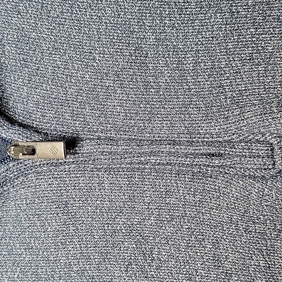 Men's Columbia Hart Mountain 1/4 zip blue‎ XXL Gorpcore outdoors - Picture 4 of 8